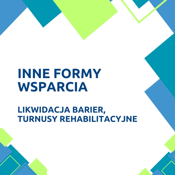 Inne formy wsparcia