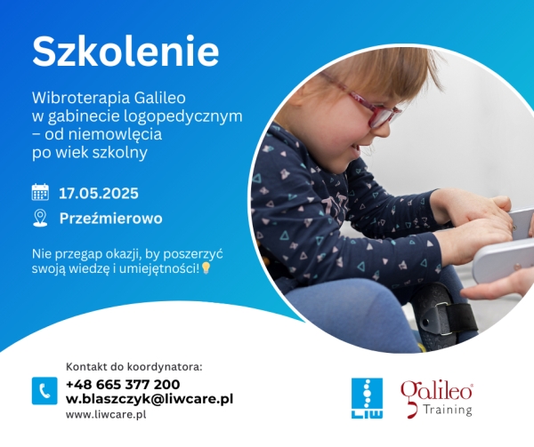 17.05.2025 - Wibroterapia Galileo w gabinecie logopedycznym